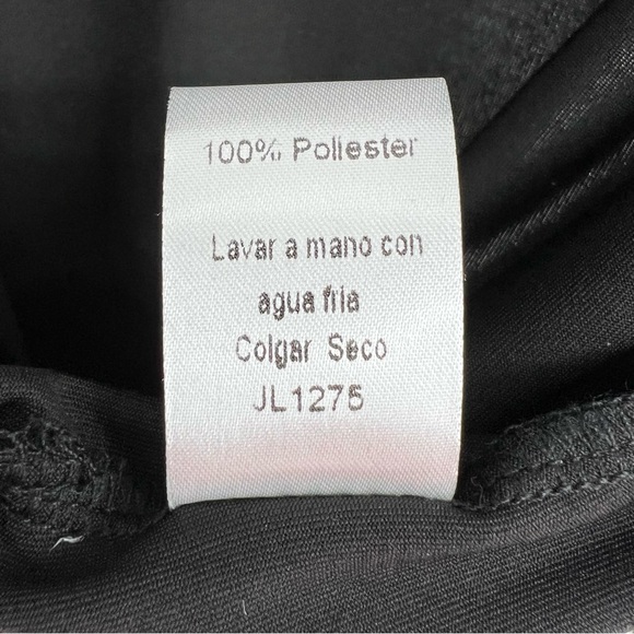 Carmin Womens Top or Jacket Gold Studded Vegan Leather Trim Full Zip Long Sleeve - Picture 15 of 15